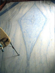 Макаубас голубой кварцит пол из голубого мрамора